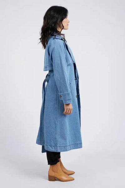 ELSIE DENIM TRENCH - 81D1271 JACKET