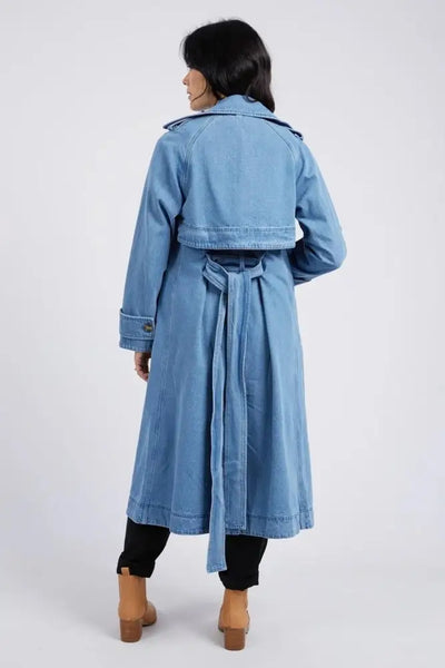 ELSIE DENIM TRENCH - 81D1271 JACKET