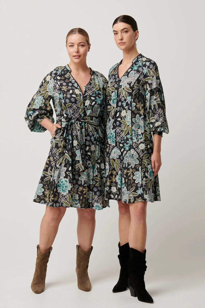 ONCE WAS DRESS EMERSYN PANELLED DRESS - OW41907