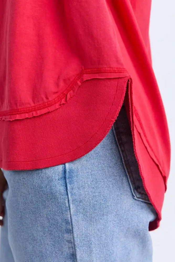 FARRAH SS TEE - 55X0217 TOP