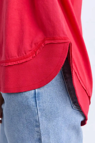 FARRAH SS TEE - 55X0217 TOP