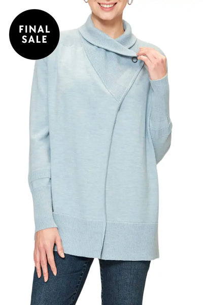 FINLAY CARDI - 9046SF XS / SKY-MARL CARDIGAN