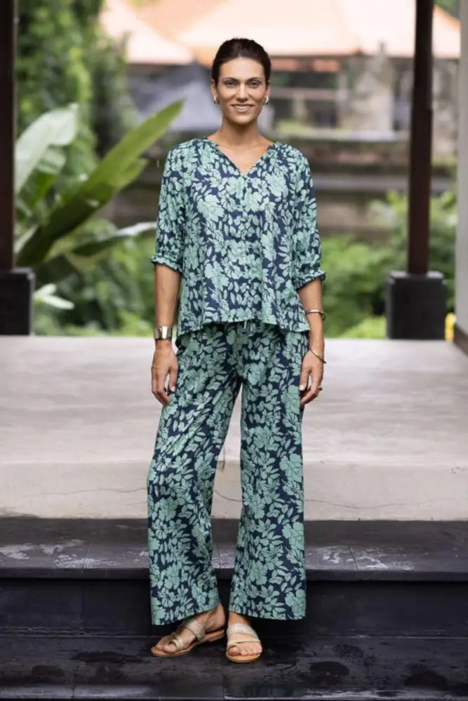 FLEUR PANT - HS25106 8 / MINT PANTS