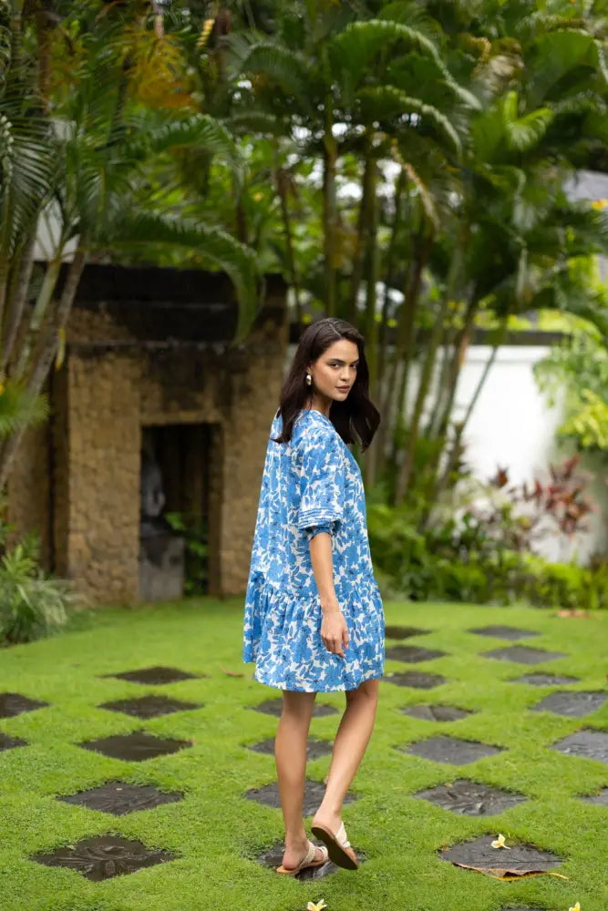 FLEUR SMOCK DRESS - HS25103 DRESS