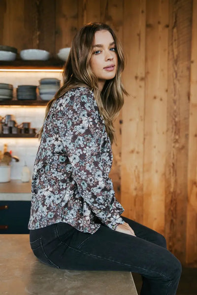FLORAL MEADOW BLOUSE - 5532008 BLOUSE