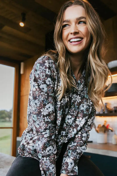 FLORAL MEADOW BLOUSE - 5532008 BLOUSE