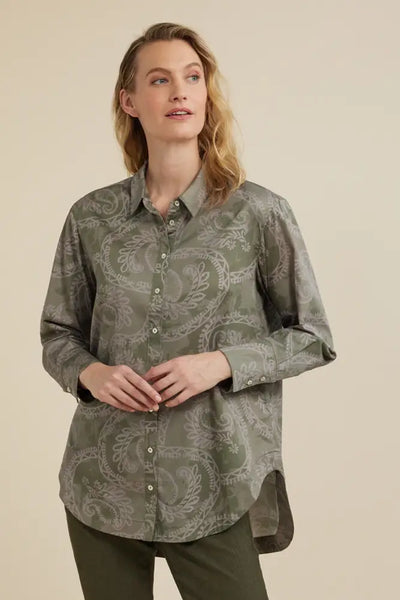 FLOWING PAISLEY PRINT SHIRT - YT24W4138 SHIRT