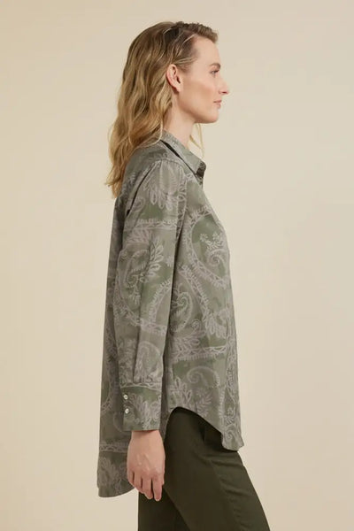 FLOWING PAISLEY PRINT SHIRT - YT24W4138 SHIRT