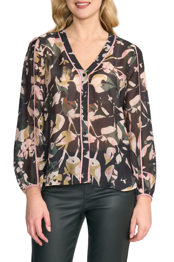 FOIL BLOUSE 8 / SHADOW PIPELINE BLOUSE - FO8510