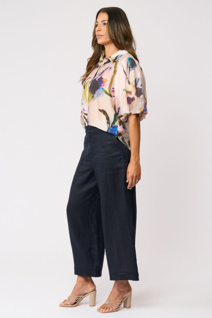 FOIL BLOUSE BUBBLE TROUBLE BLOUSE - FO8611