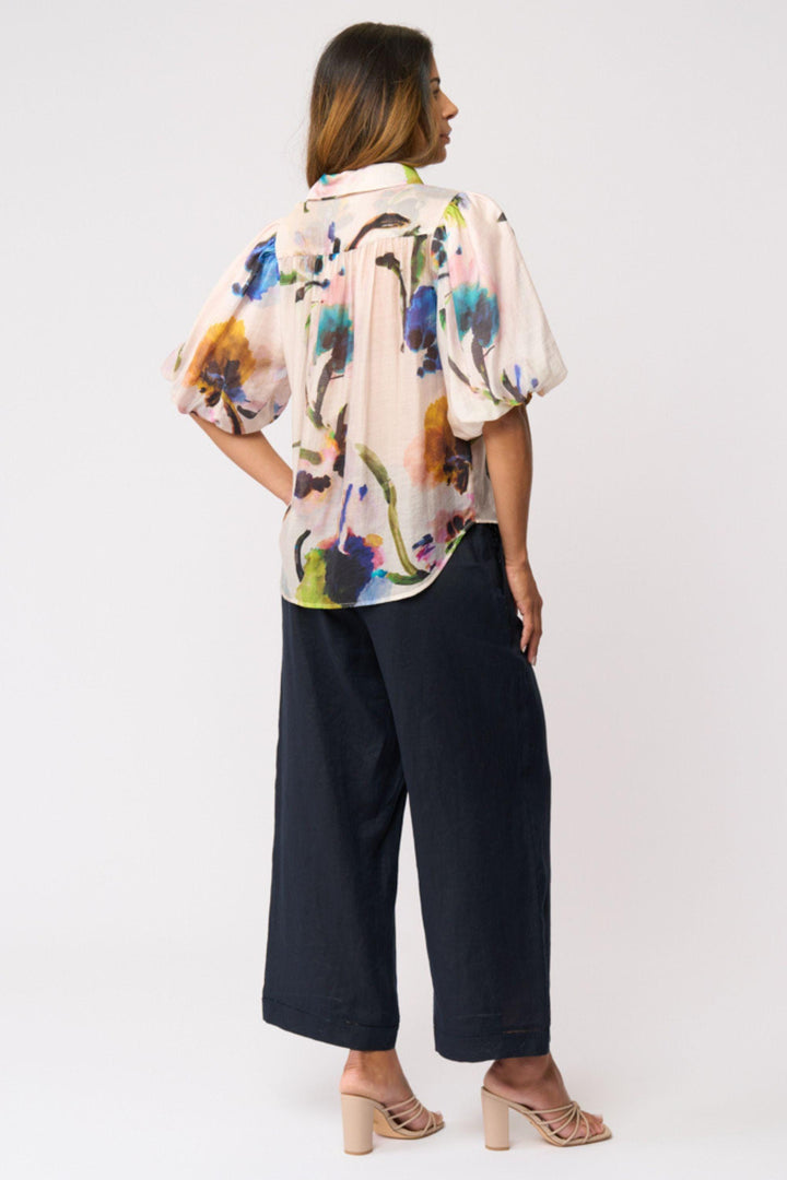 FOIL BLOUSE BUBBLE TROUBLE BLOUSE - FO8611