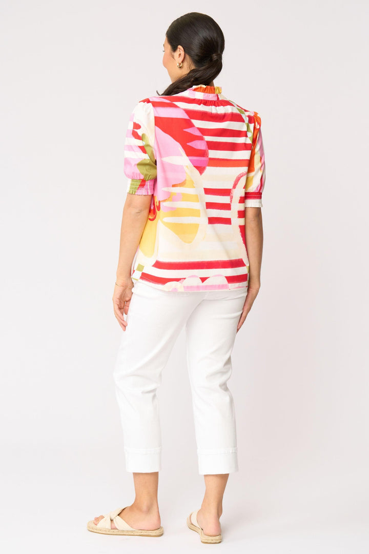 FOIL BLOUSE FIRST IMPRESSION BLOUSE - FO8738