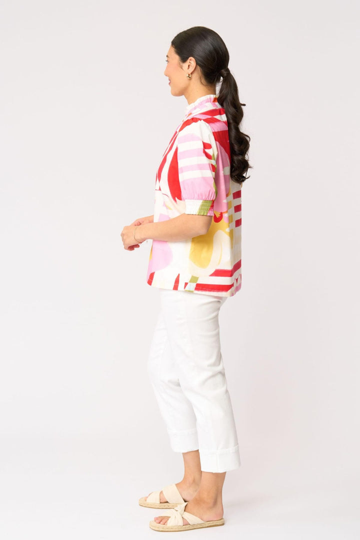 FOIL BLOUSE FIRST IMPRESSION BLOUSE - FO8738