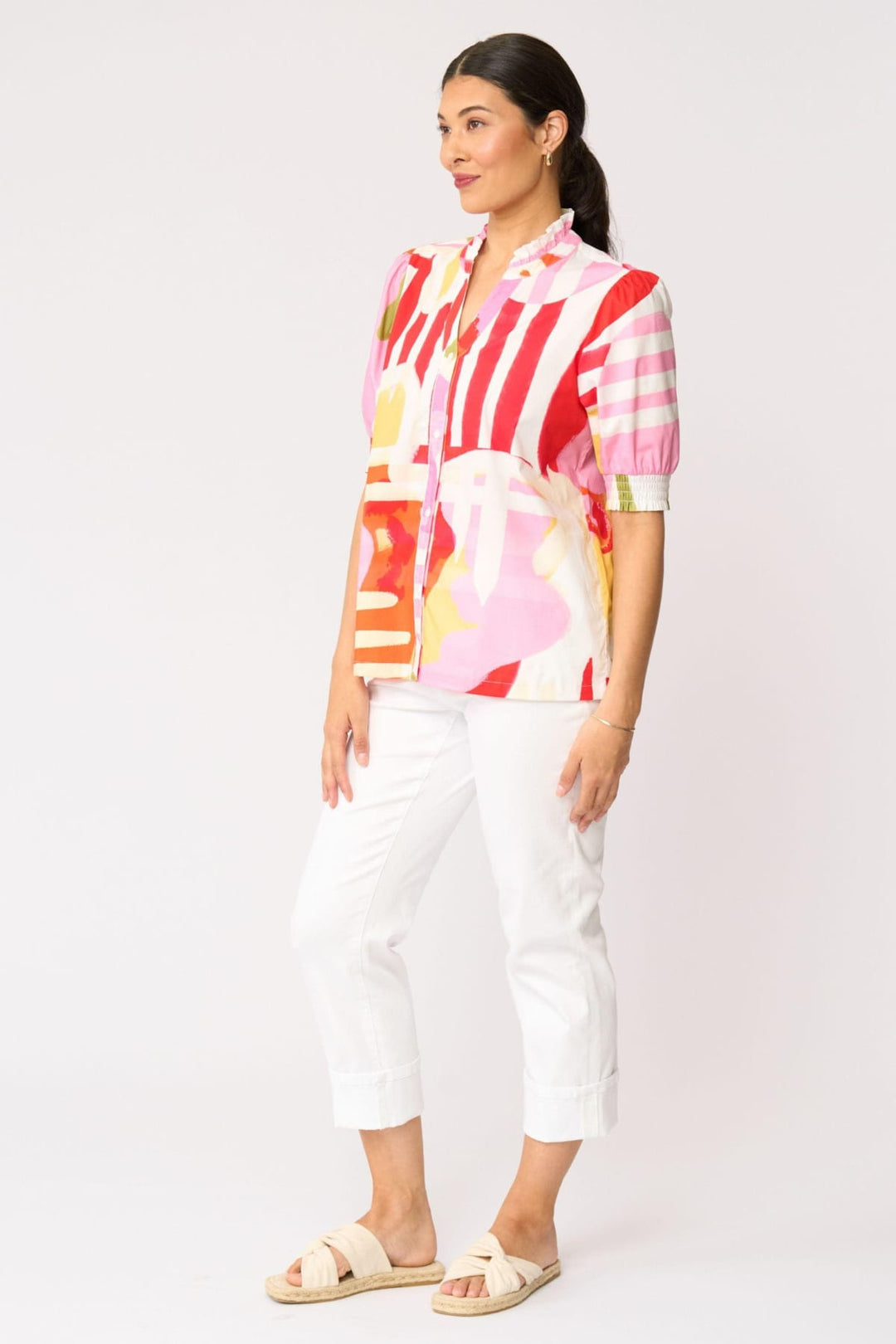 FOIL BLOUSE FIRST IMPRESSION BLOUSE - FO8738