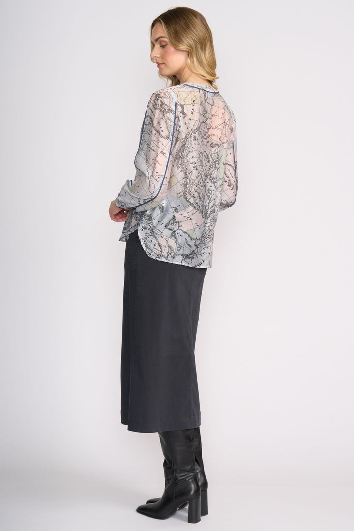 FOIL BLOUSE PIPELINE BLOUSE - FO8510