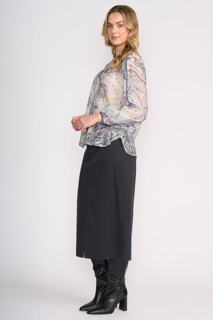 FOIL BLOUSE PIPELINE BLOUSE - FO8510