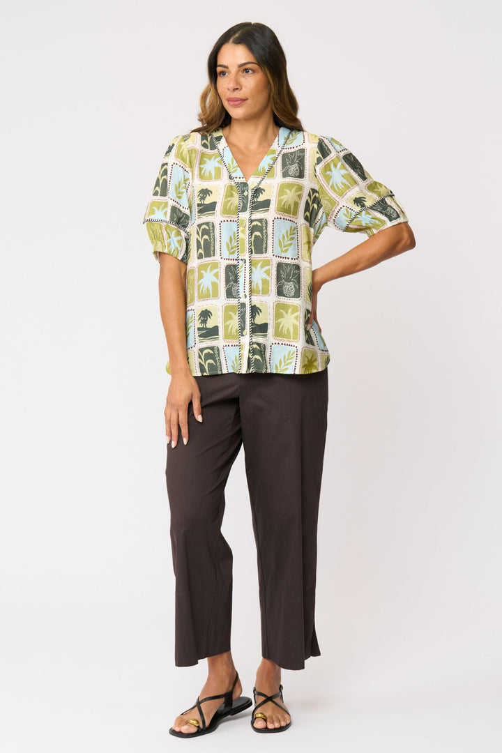 FOIL BLOUSE TRIM AND PROPER BLOUSE - FO8805