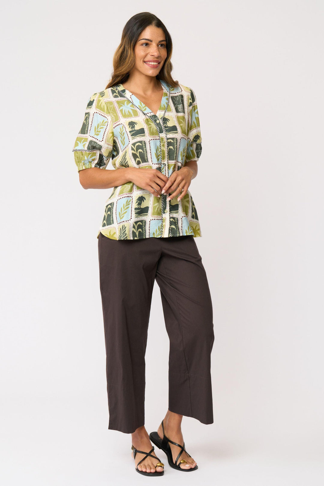 FOIL BLOUSE TRIM AND PROPER BLOUSE - FO8805