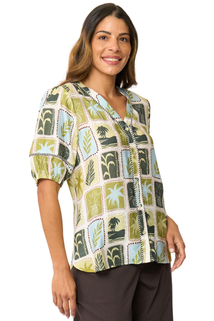 FOIL BLOUSE TRIM AND PROPER BLOUSE - FO8805