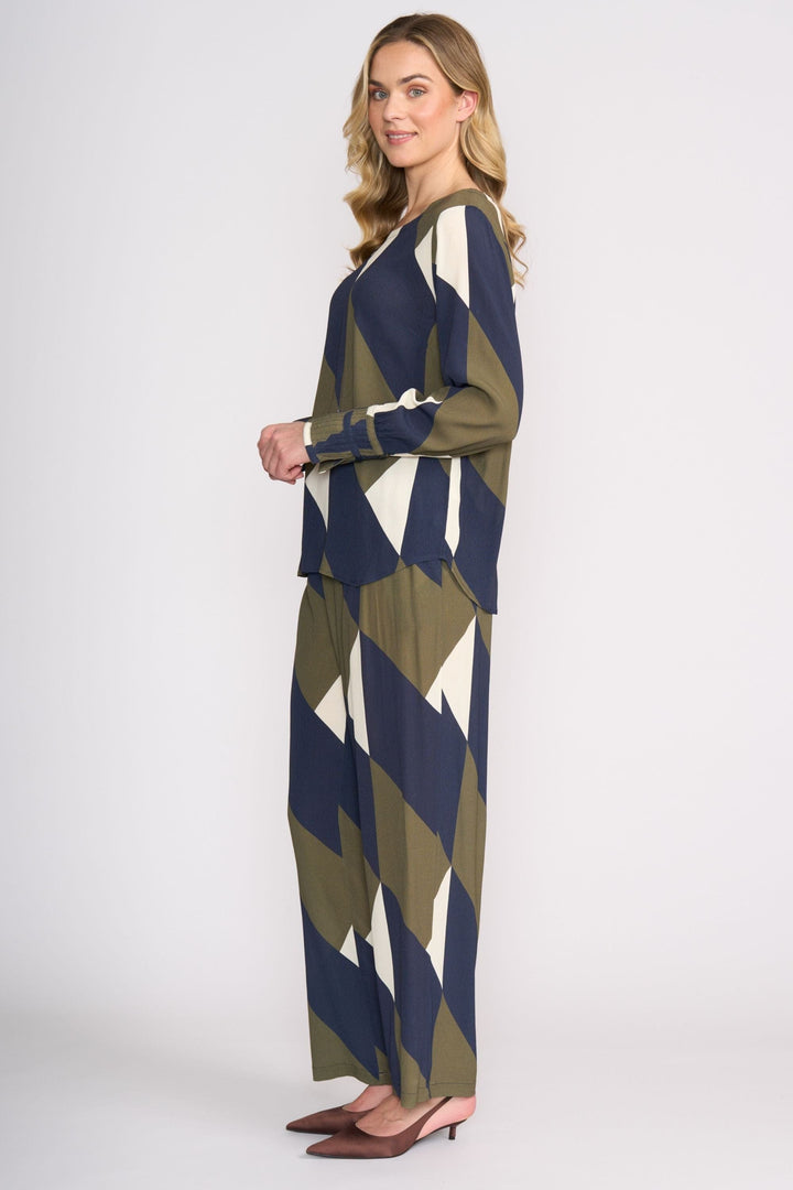FOIL BLOUSE WELL ALIGNED BLOUSE - FO8500
