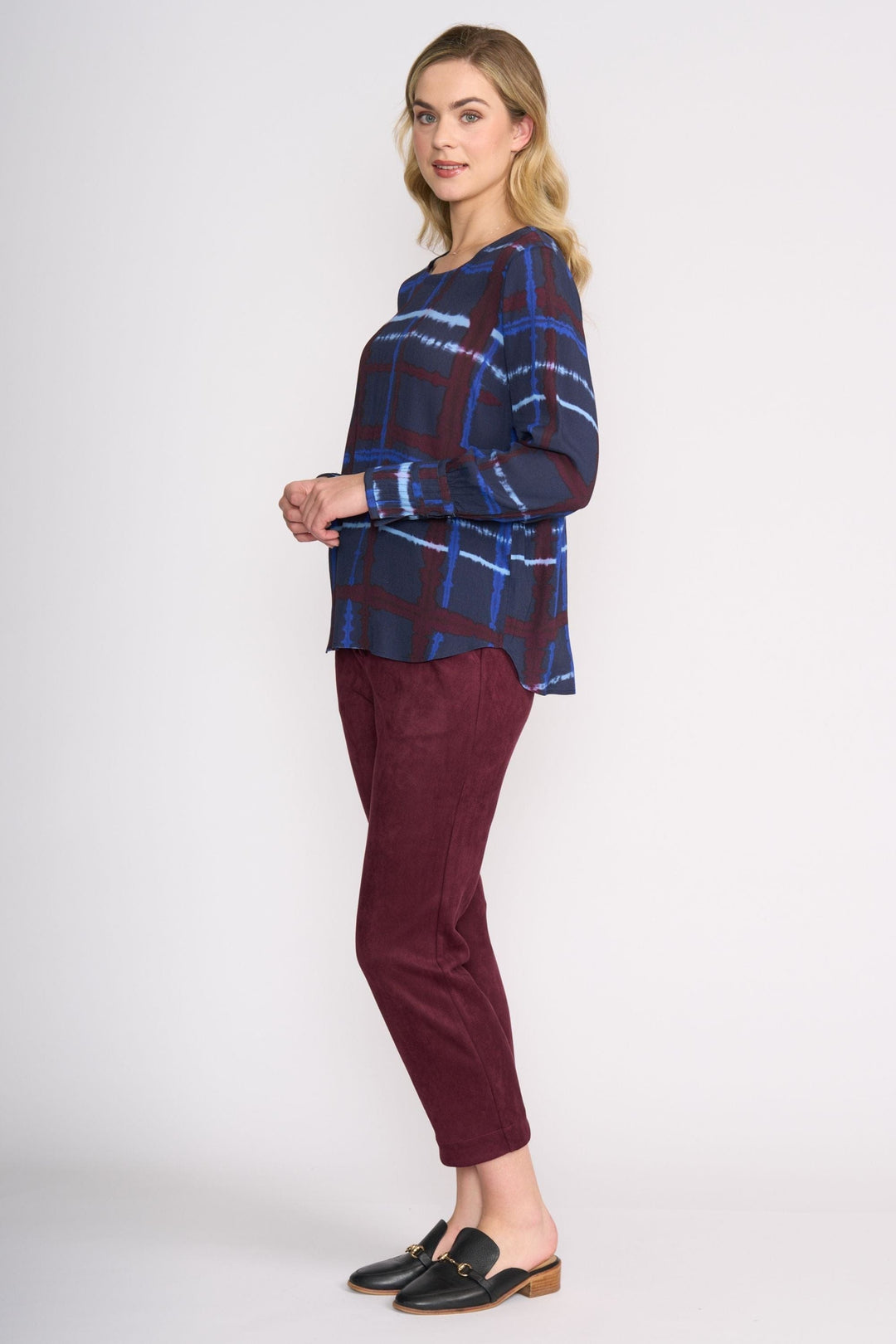 FOIL BLOUSE WELL ALIGNED BLOUSE - FO8500
