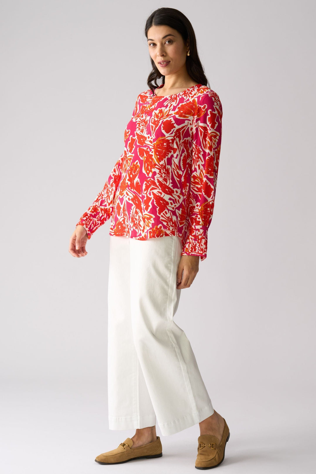 FOIL BLOUSE WELL ALIGNED BLOUSE - FO8500