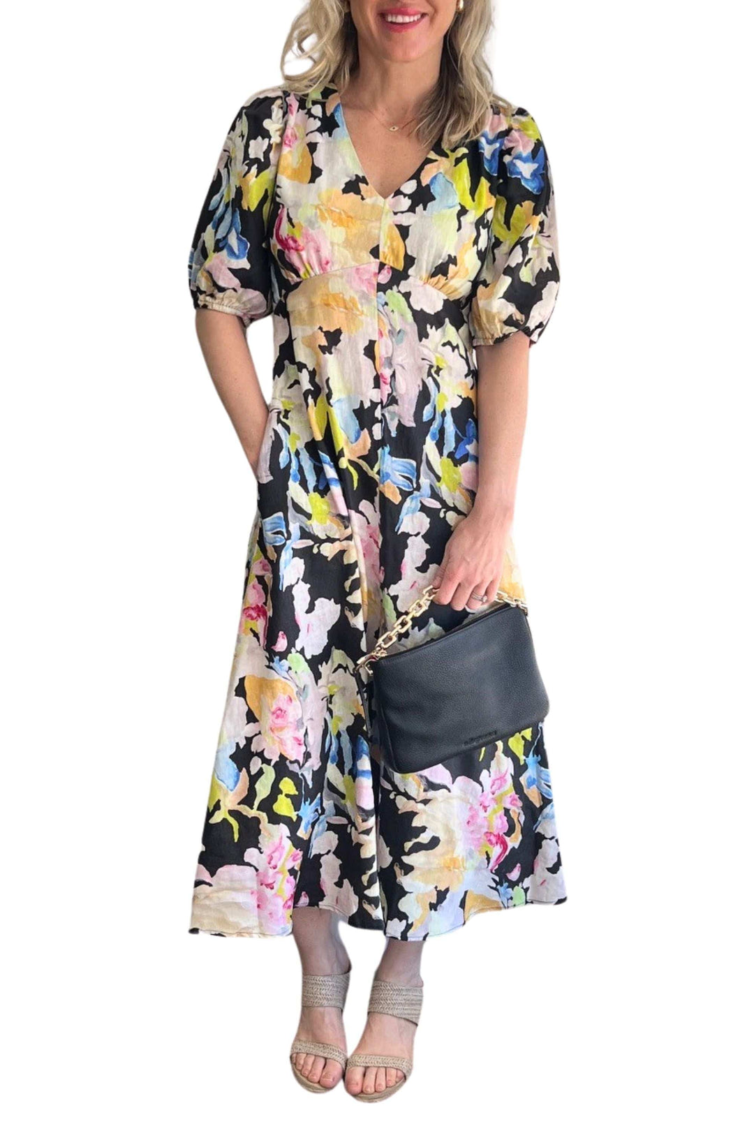 FOIL DRESS 8 / BLOOM EMPIRELY YOURS DRESS - FO8287