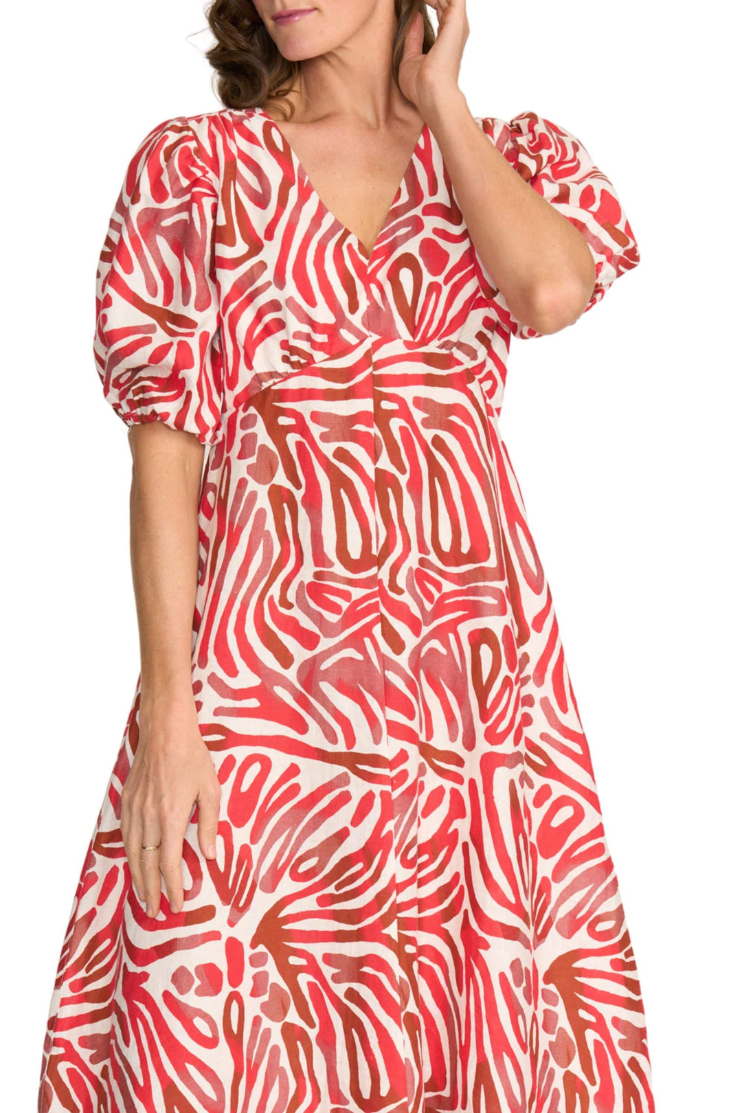 FOIL DRESS 8 / RED EMPIRELY YOURS DRESS - FO8287