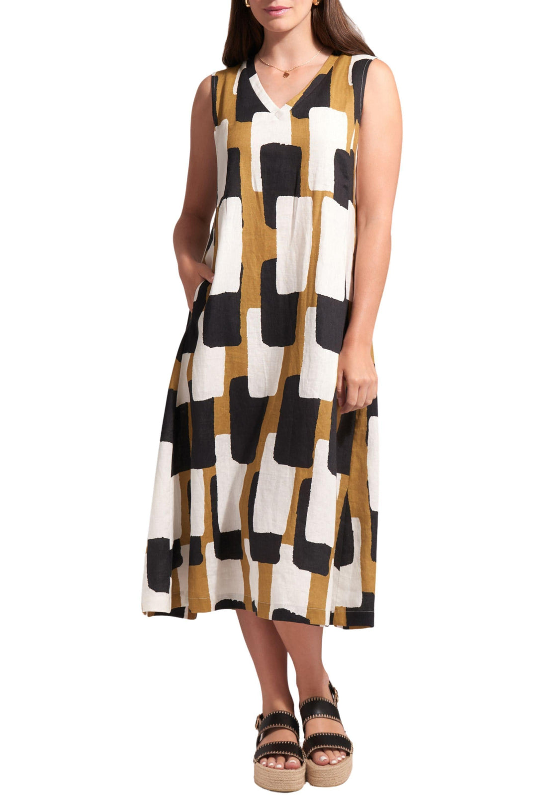 FOIL DRESS GENEROSITY DRESS - FO8229