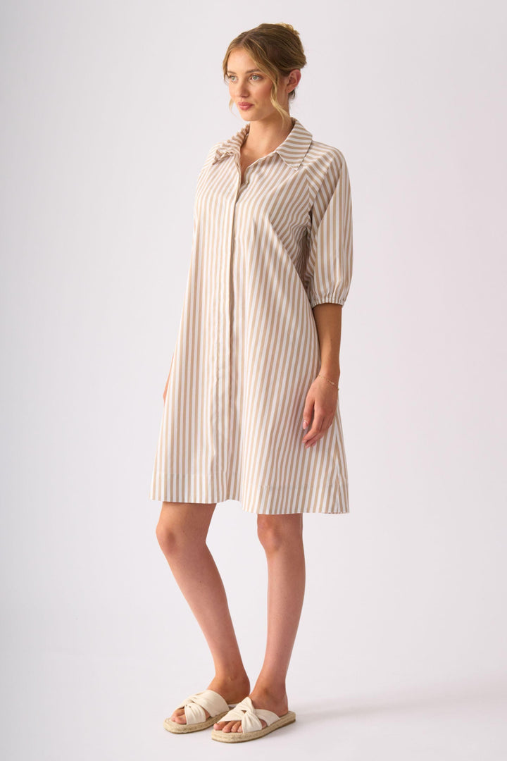 FOIL DRESS GOOD SHIRT DRESS - FO8736