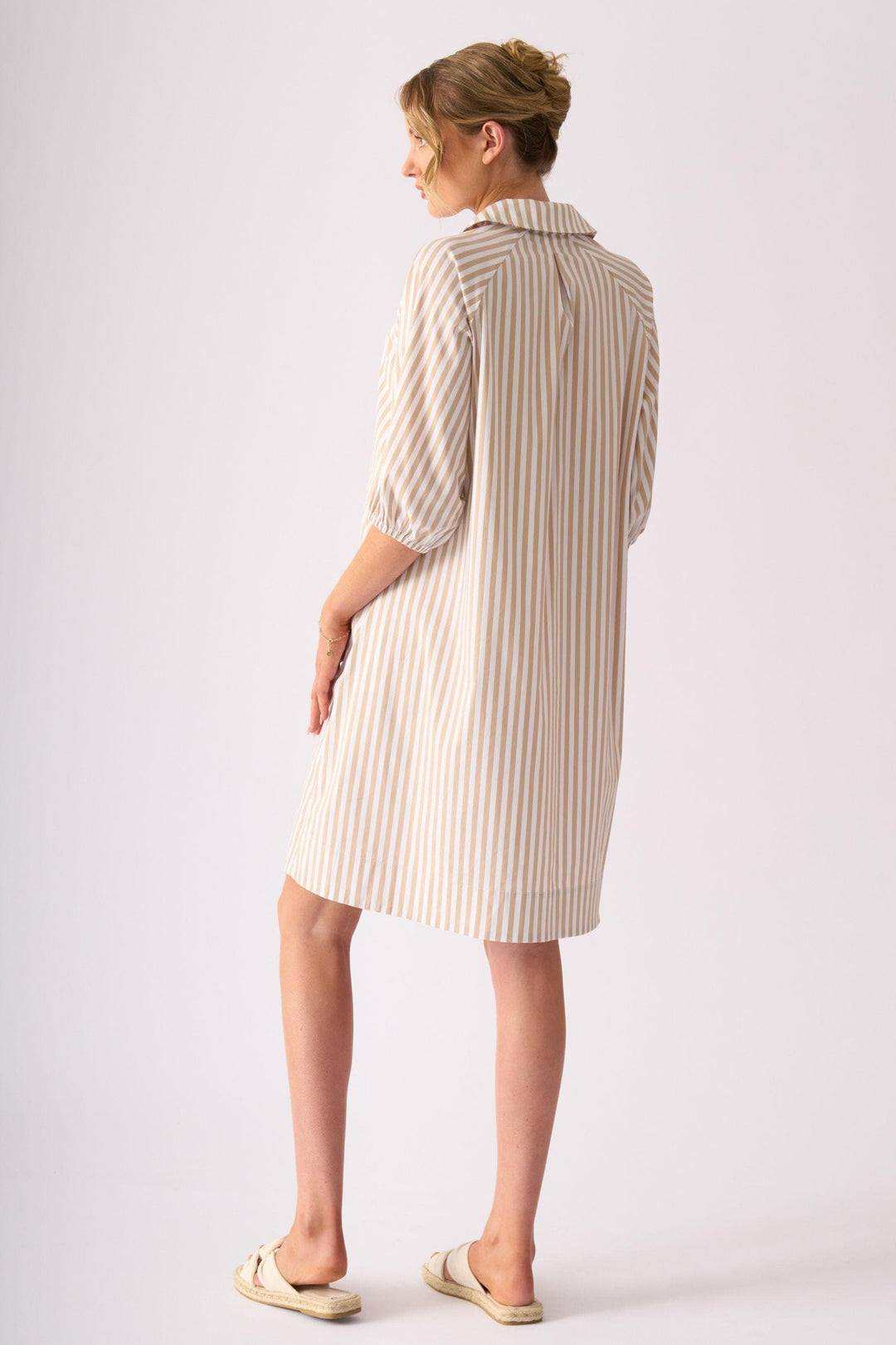 FOIL DRESS GOOD SHIRT DRESS - FO8736