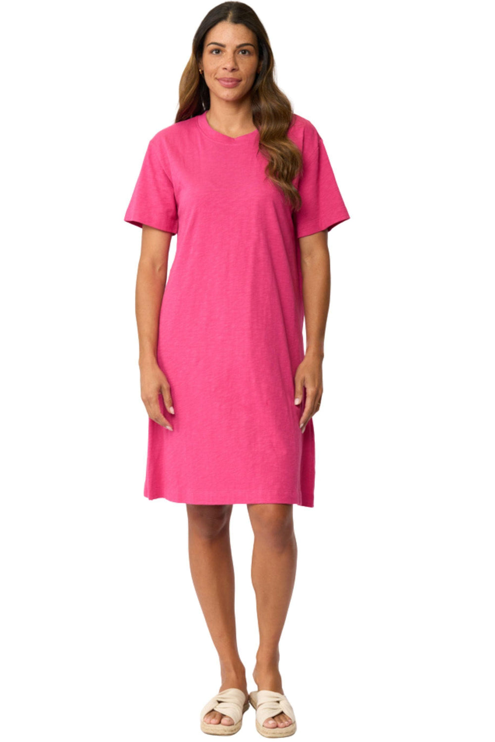 FOIL DRESS ON THE SIDE DRESS - FO8707