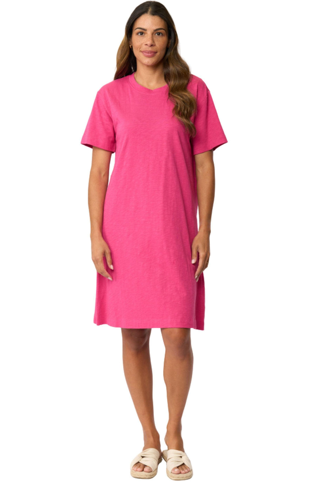 FOIL DRESS ON THE SIDE DRESS - FO8707