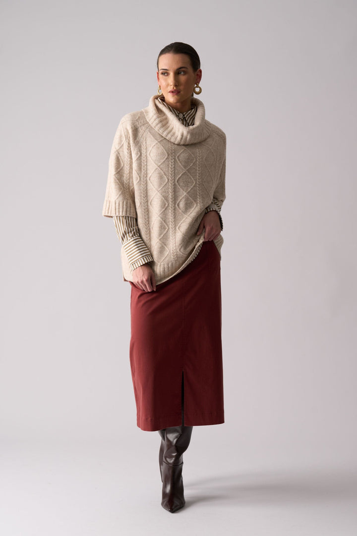 FOIL JUMPER QUITE THE TWIST POPOVER - FO8477