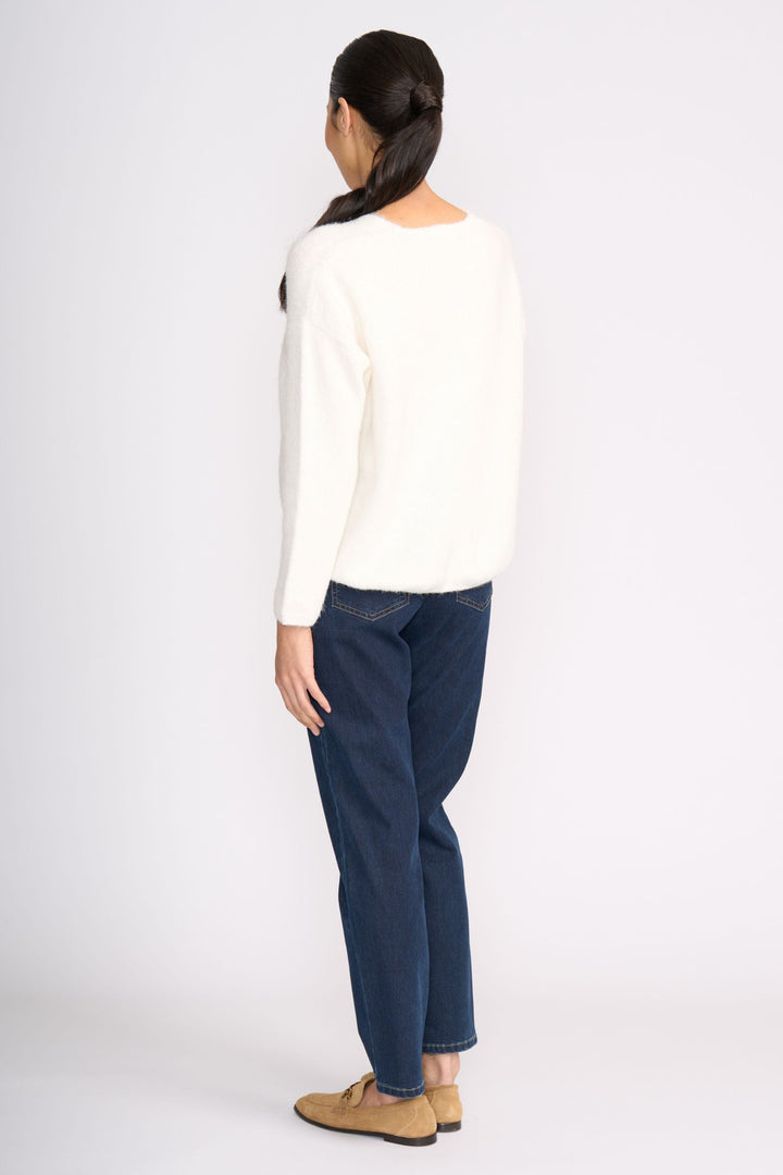 FOIL JUMPER SWEATER HALF SWEATER - FO8075