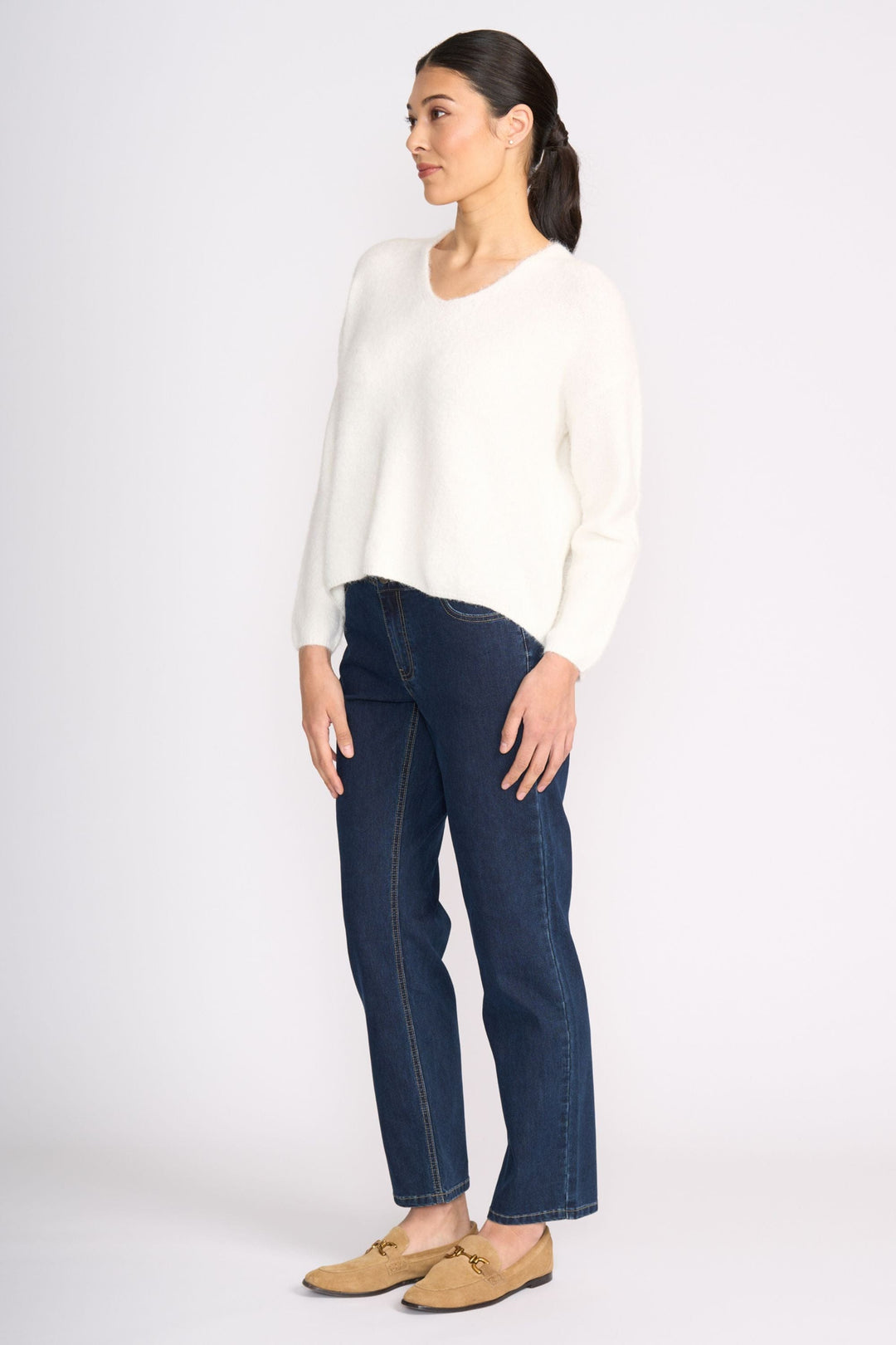 FOIL JUMPER SWEATER HALF SWEATER - FO8075