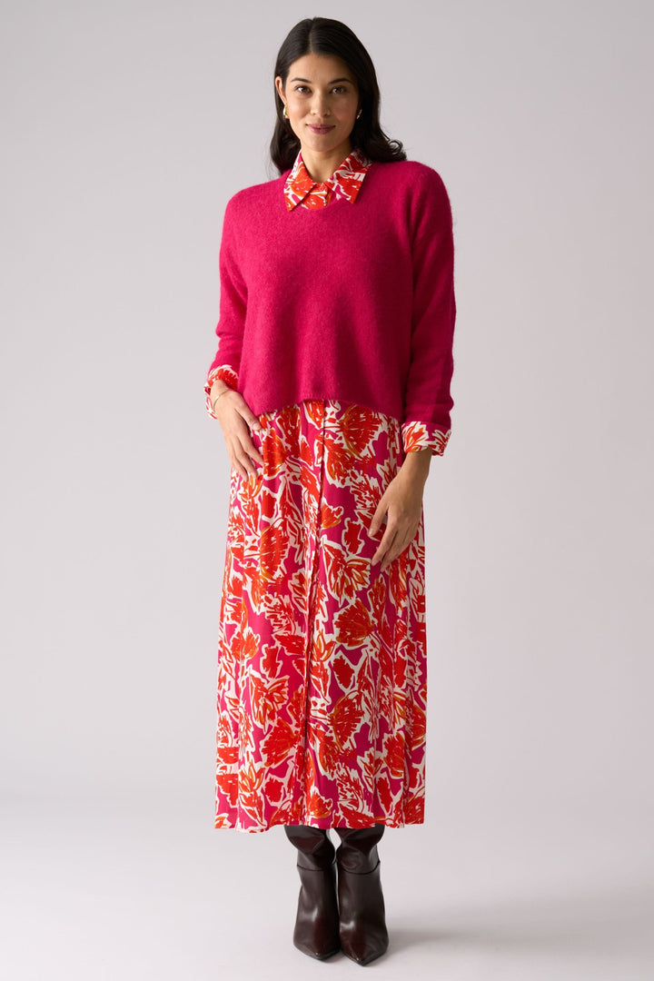 FOIL JUMPER SWEATER HALF SWEATER - FO8075