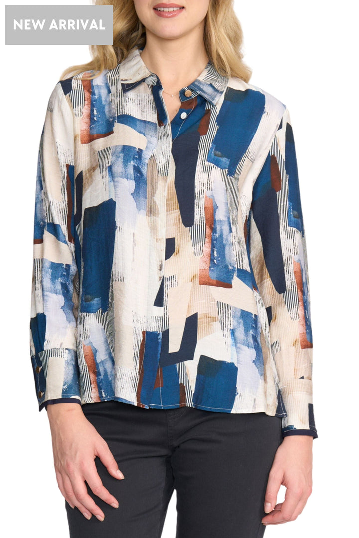 FOIL SHIRT 8 / NAVY TAKE TWO SHIRT - FO8505