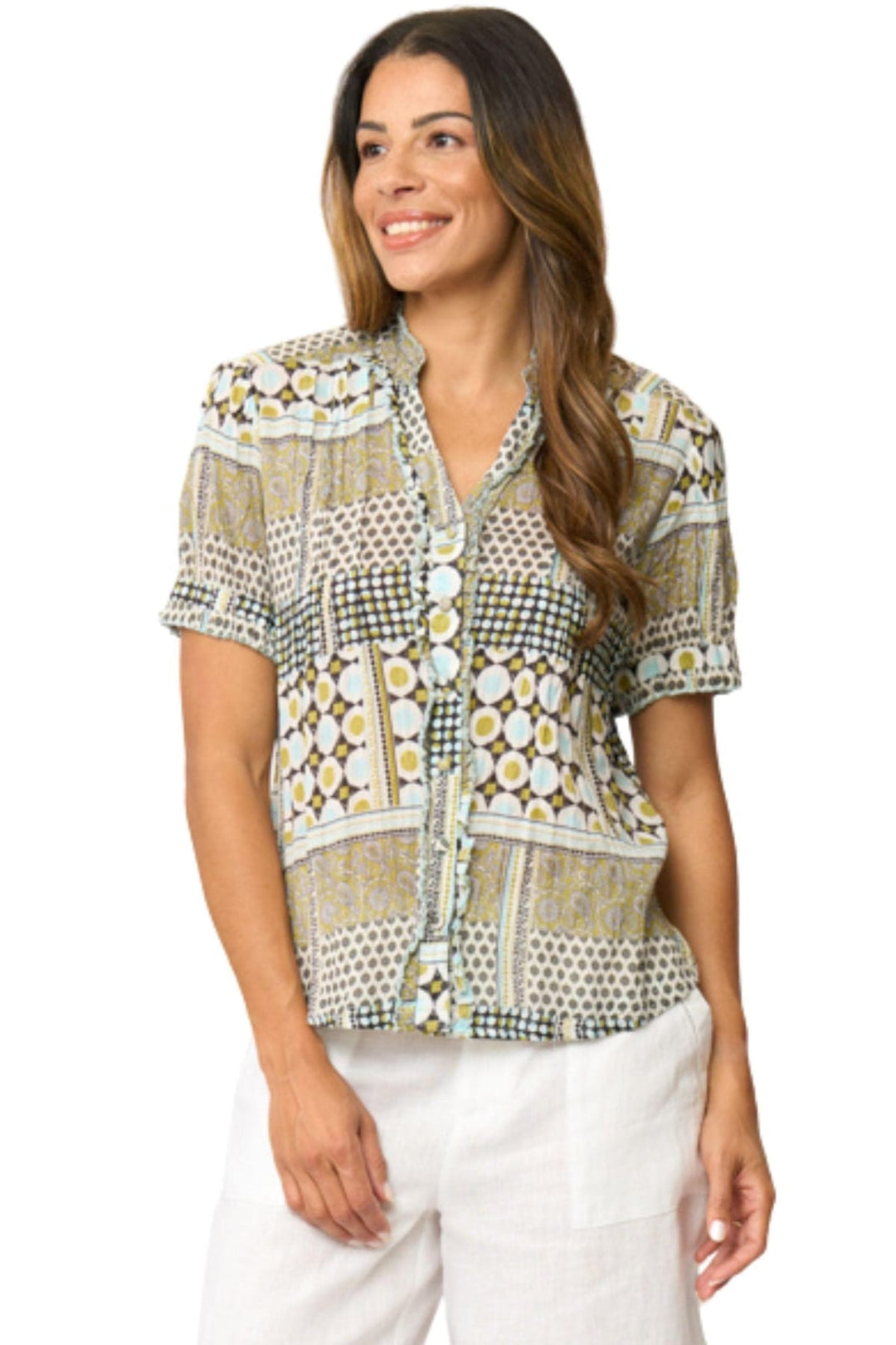 FOIL SHIRT 8 / PATCH CRUSHING IT CAP SLV SHIRT - FO8615