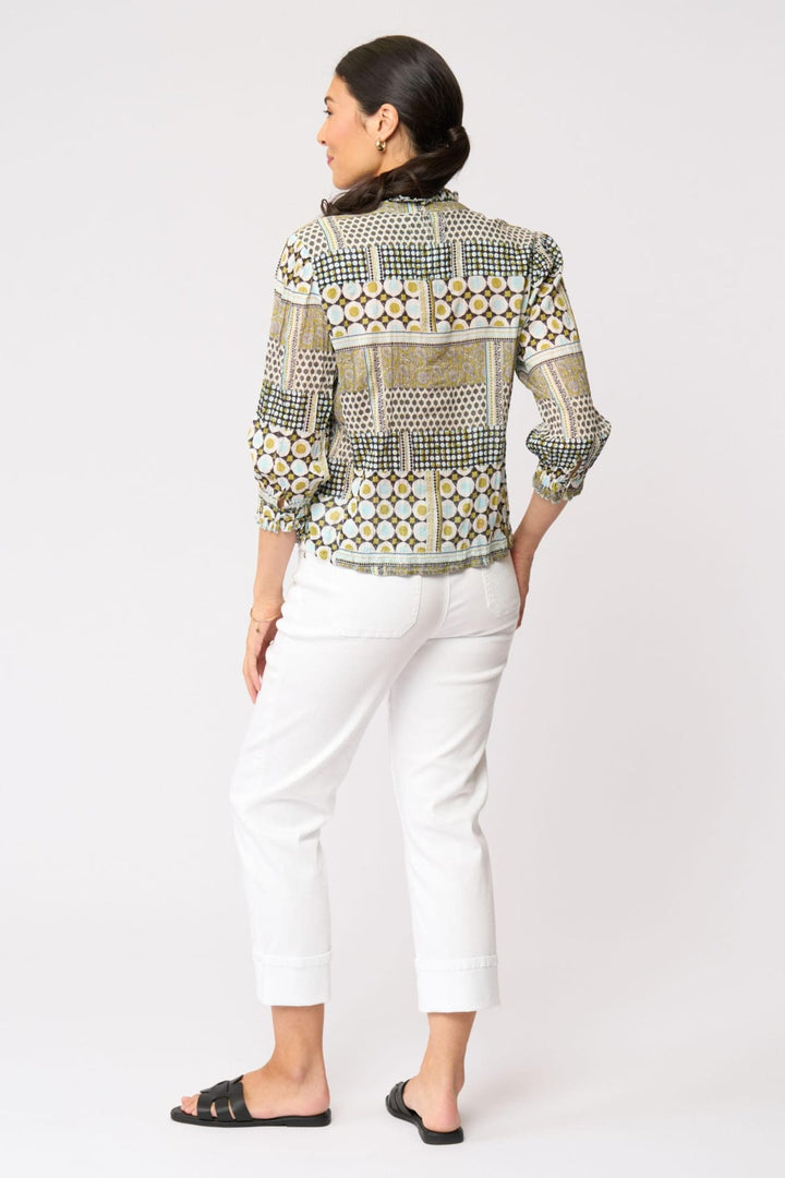 FOIL SHIRT CRUSHING IT 3/4 SLV SHIRT - FO8616
