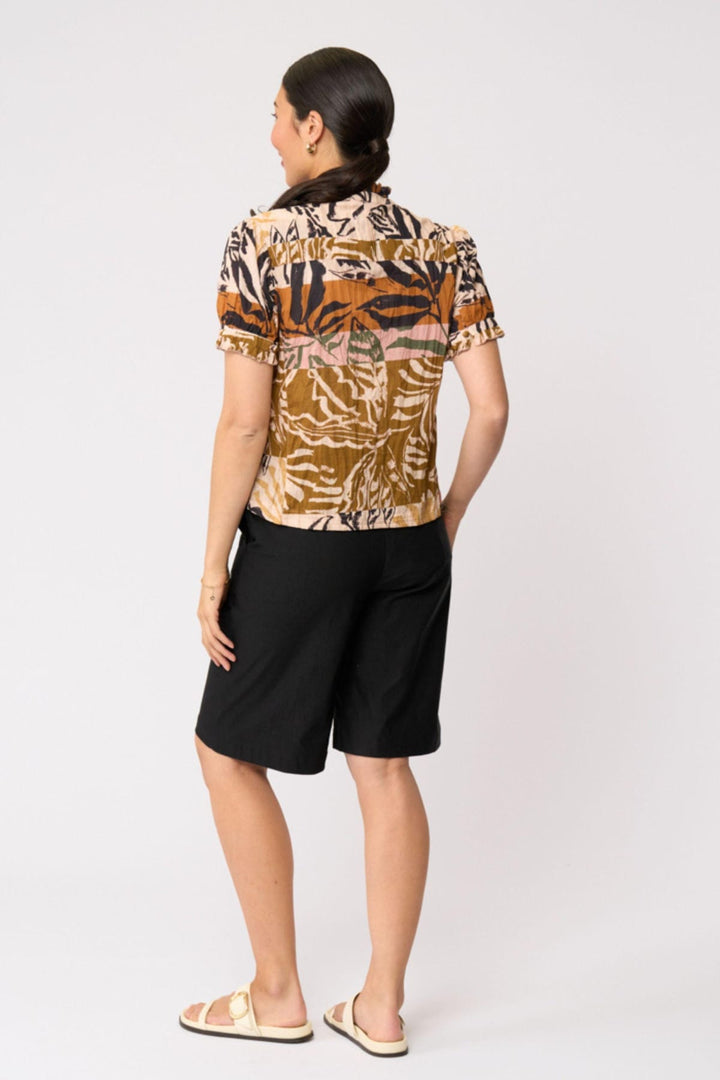 FOIL SHIRT CRUSHING IT CAP SLV SHIRT - FO8615