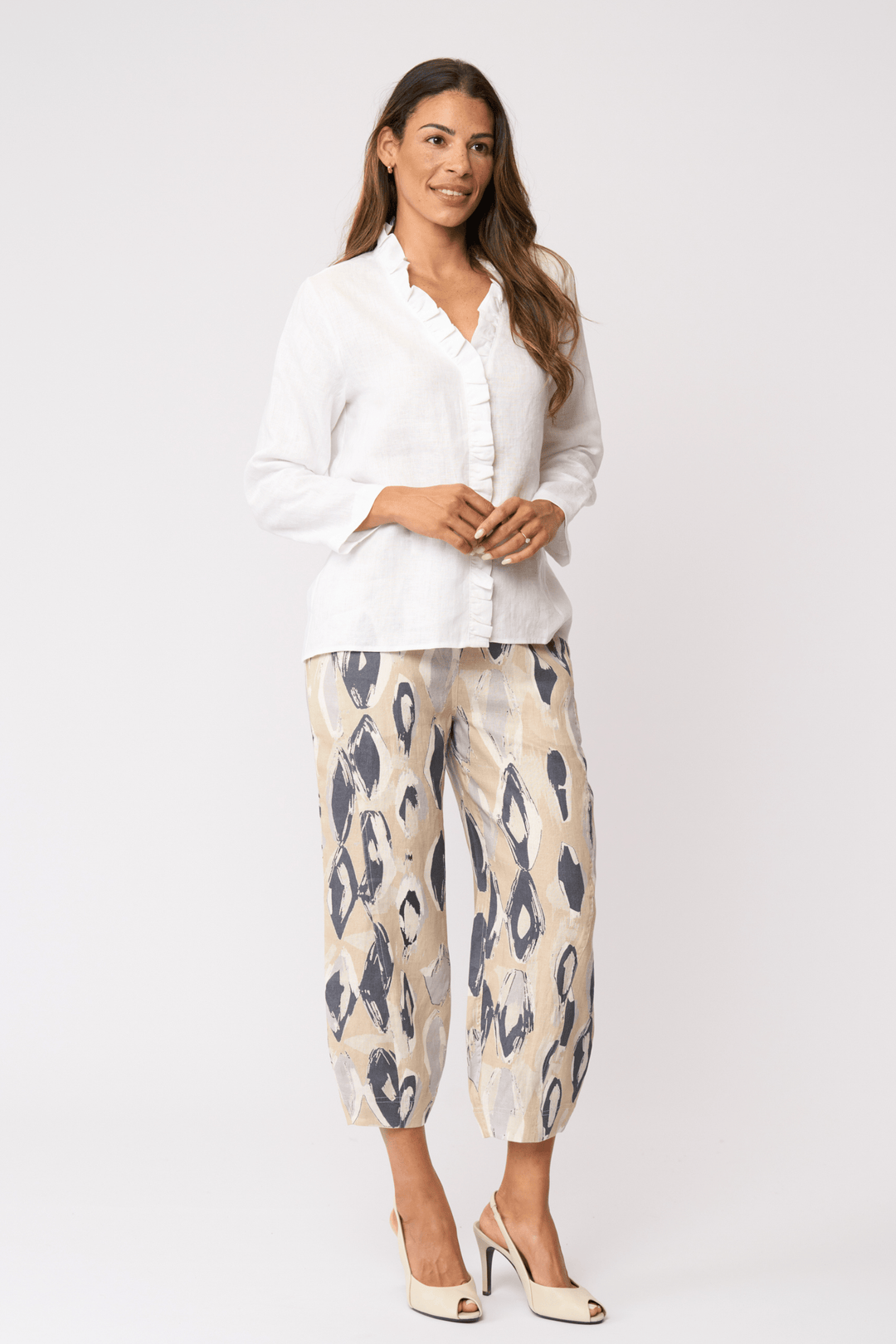 FOIL SHIRT TOTAL FRILL SHIRT - FO8636