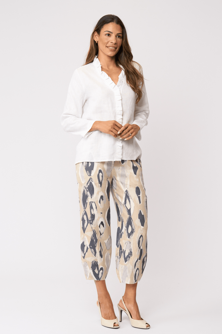 FOIL SHIRT TOTAL FRILL SHIRT - FO8636