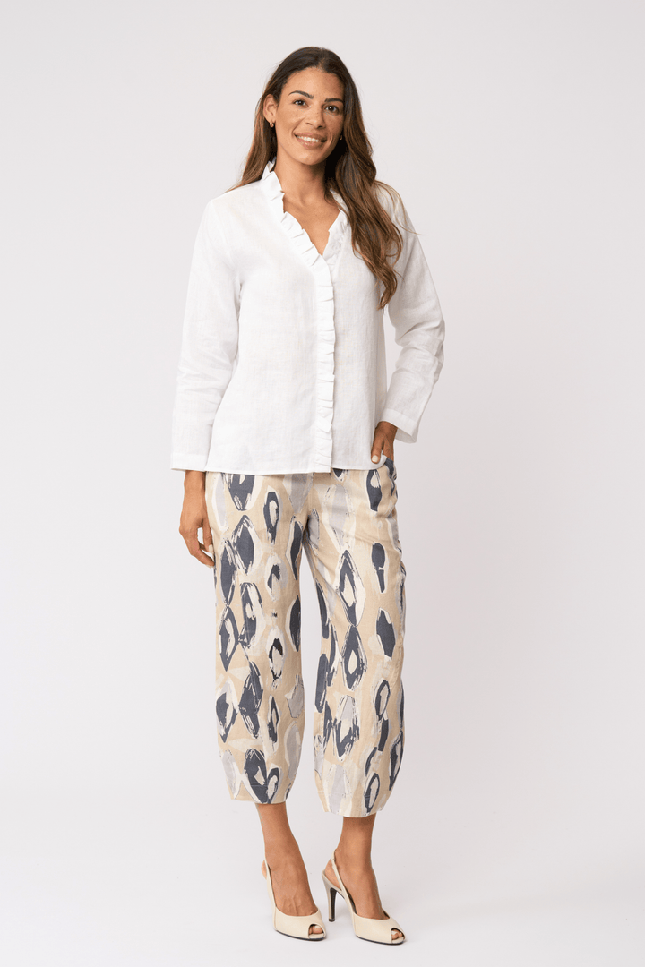 FOIL SHIRT TOTAL FRILL SHIRT - FO8636