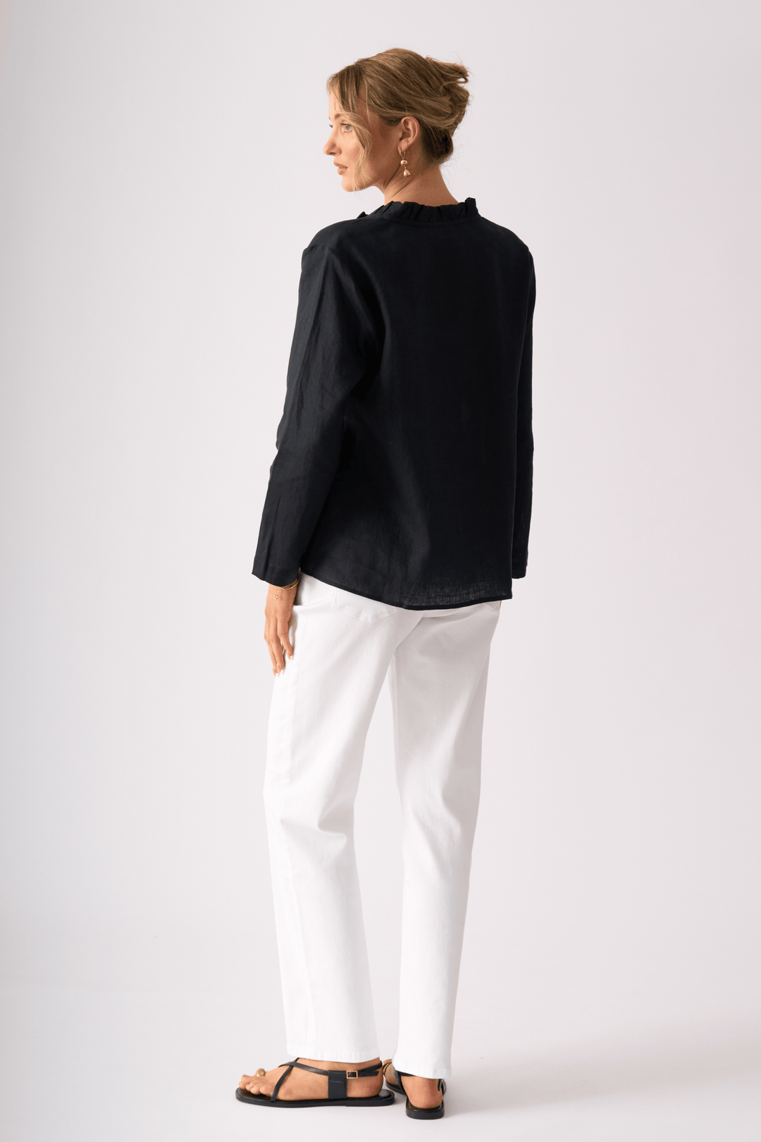 FOIL SHIRT TOTAL FRILL SHIRT - FO8636