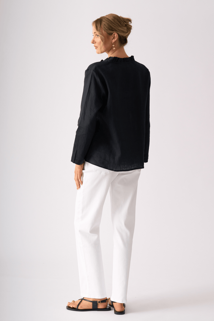 FOIL SHIRT TOTAL FRILL SHIRT - FO8636