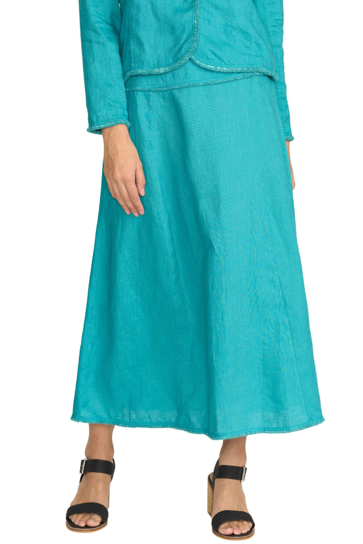 FOIL SKIRT 8 / AQUA FRINGE BENEFITS SKIRT - FO8166