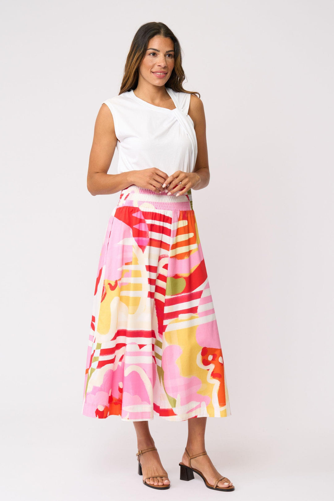 FOIL SKIRT SKIRTED AHEAD SKIRT - FO7916