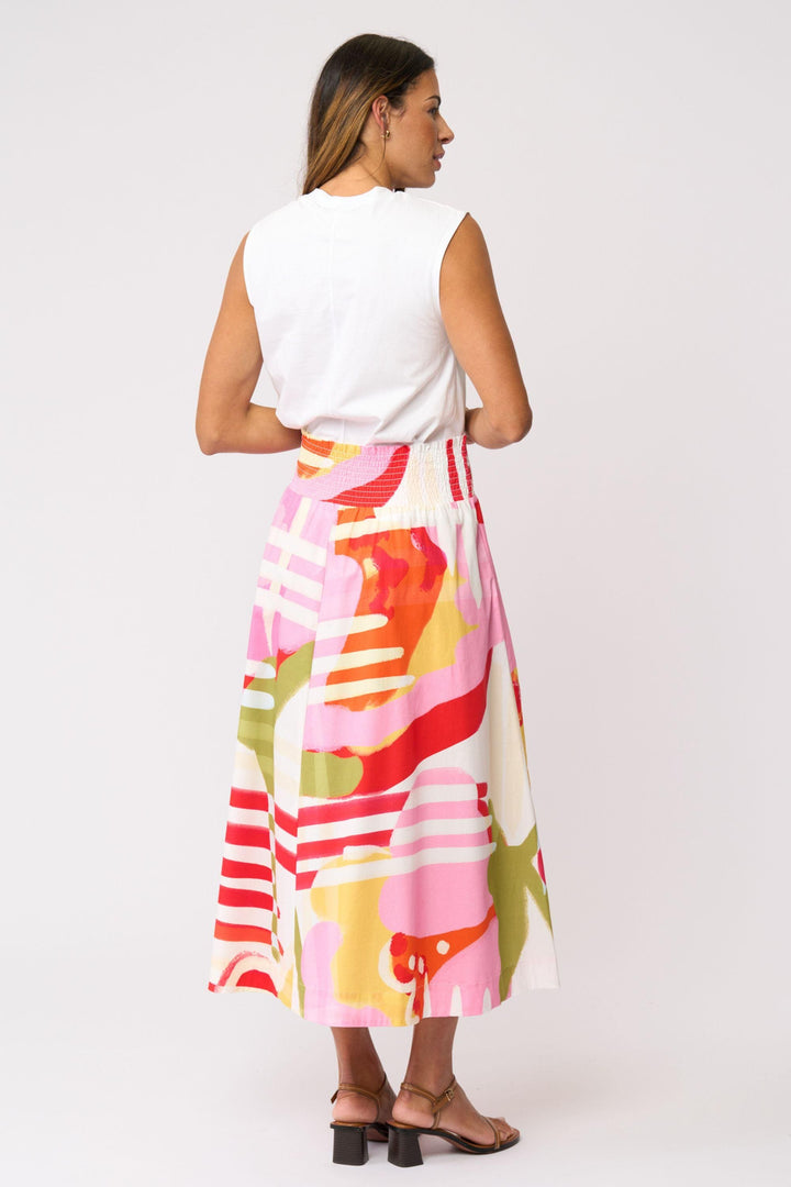 FOIL SKIRT SKIRTED AHEAD SKIRT - FO7916