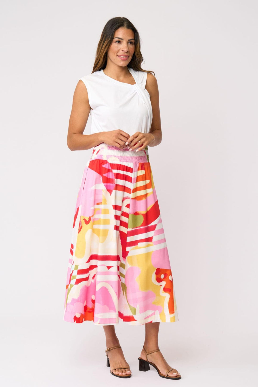 FOIL SKIRT SKIRTED AHEAD SKIRT - FO7916